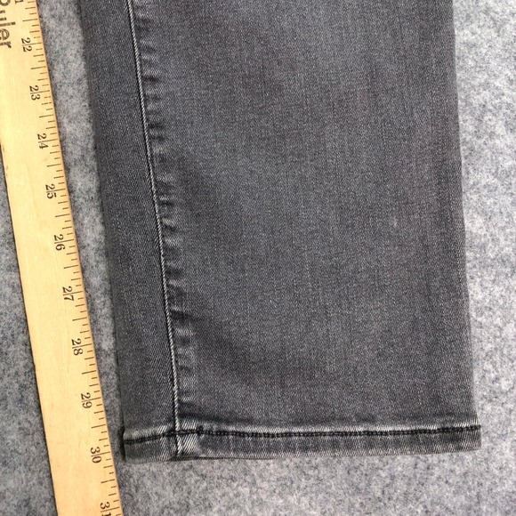 Mavi Jake Slim Leg Mens Jeans 33x30 Dark Grey Denim - Picture 13 of 16